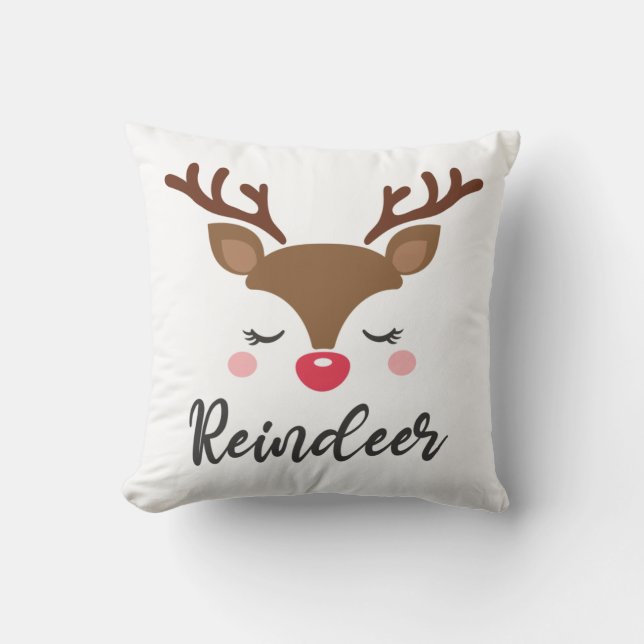 Reindekerstkussen Kussen (Voorkant)