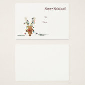 Reinder avec lumières marque cadeau de Noël (Devant & derrière)