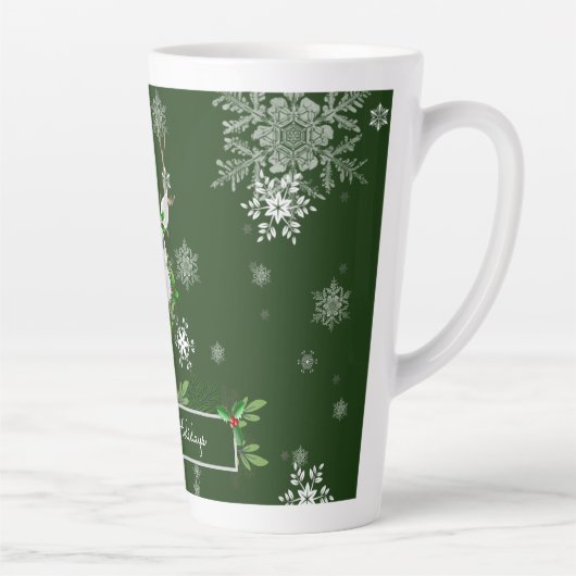 Reinder vert Latte Mug (Droite)