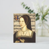 Reine Anne Boleyn - Carte postale Portrait (Debout devant)