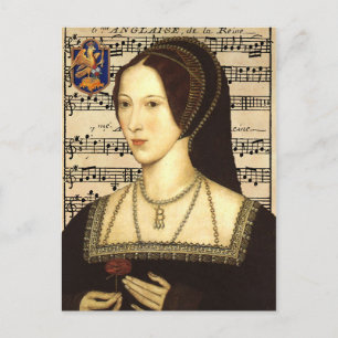 Reine Anne Boleyn - Carte postale Portrait