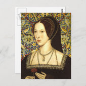 Reine Anne Boleyn - Carte postale Portrait (Devant / Derrière)
