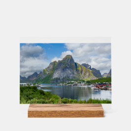Reine auf den Lofoten Acryl Bord