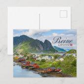 Reine auf den Lofoten Briefkaart (Voorkant / Achterkant)