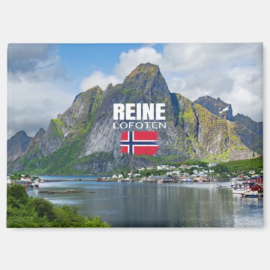 Reine auf den Lofoten Magneet (Voorkant)