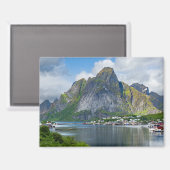 Reine auf den Lofoten Magneet (Voorkant / Achterkant)