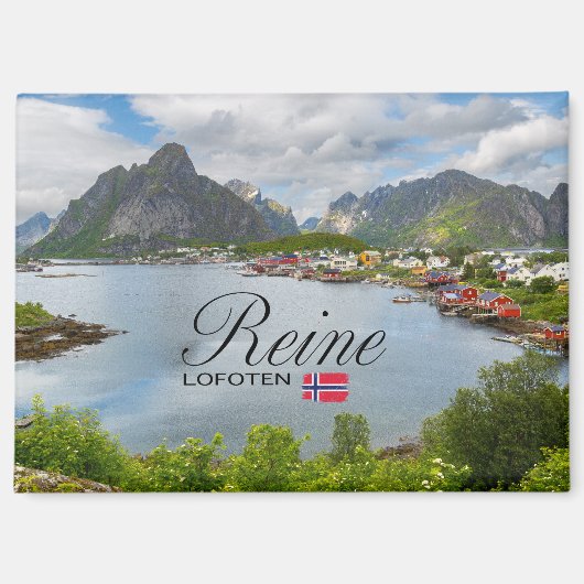 Reine auf den Lofoten Magneet (Voorkant)