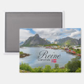 Reine auf den Lofoten Magneet (Voorkant / Achterkant)