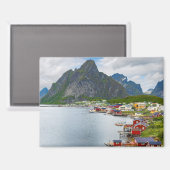 Reine auf den Lofoten Magneet (Voorkant / Achterkant)