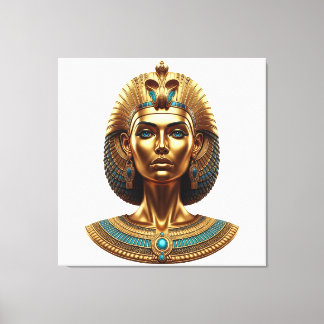 Reine Cléopâtre – Toile pharaonique dorée