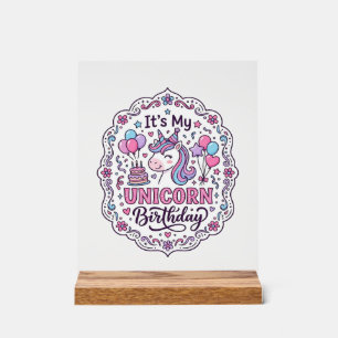 Reine d'anniversaire de Licorne de Licorne Land Te