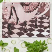 Reine dans la tasse de thé serviette (Plié)