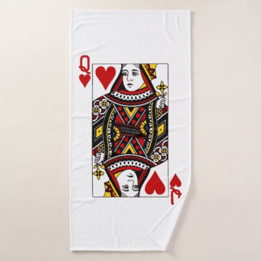 Reine de cœur (Serviette de bain)
