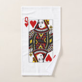 Reine de cœur (Serviette à main)