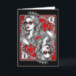 Reine de cœur carte à jouer amateur de café jeu de<br><div class="desc">Reine de cœur carte à jouer amateur de café jeux valentines</div>