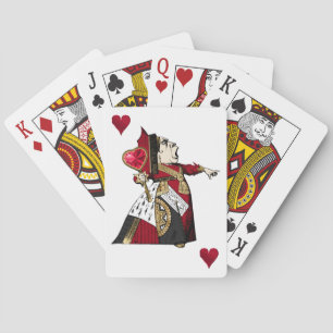 Reine de cœur cartes à jouer