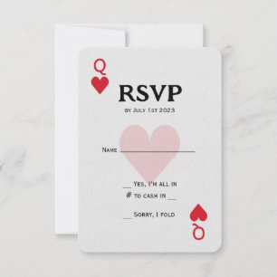 Reine de Cœur de Las Vegas jouant RSVP