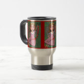 Reine de fée de coeurs - tasse de voyage (Devant gauche)