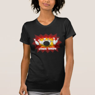 Reine de grève : T-shirt de goupilles de bowling