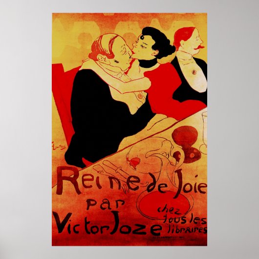 Reine De Joie 1892 Poster célèbre (Devant)