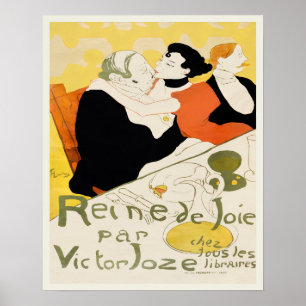 Reine de Joie (koningin van de vreugde) van Toulou Poster