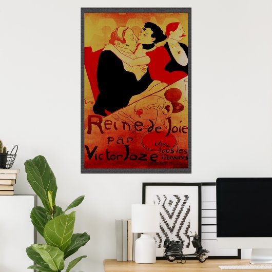 Reine de Joie par Victor Joze 36 x 24 Poster (Bureau à domicile)