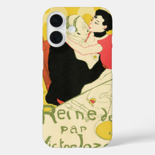 Reine de Joie Toulouse Lautrec iPhone 16 Hoesje