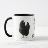 Reine de la Coop Ameraucana avec la Couronne Mug (Gauche)