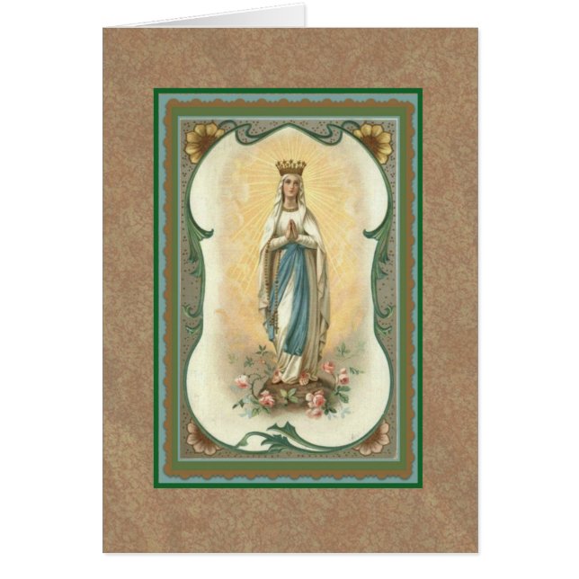 Reine de la prière de chapelet la plus sainte (Devant)