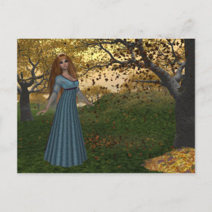 Reine de la saison d'automne - Cartes postales Ima