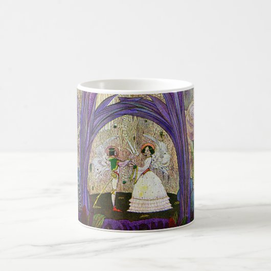 Reine de la tasse d'art de Thumbelina de fleurs (Centre)