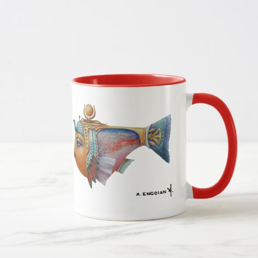 Reine de la tasse de sonnerie de poissons du Nil (Droite)