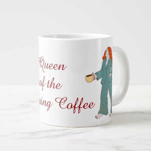 Reine de la tasse faite sur commande ENORME de (Devant droit)
