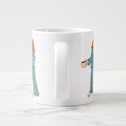 Reine de la tasse faite sur commande ENORME de (Dos)