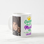 Reine De Mardi Gras Photo Café Mug (Devant gauche)