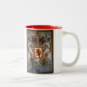Reine de Mary du manteau écossais de la tasse de