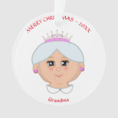 Reine de Noël pour maman, tante, grand-mère, ensei (devant)