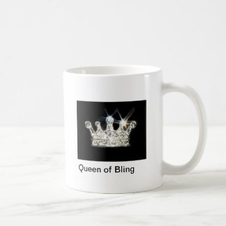 Reine de tasse de café de Bling