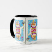 Reine de tasse de chat de coeurs (Devant gauche)