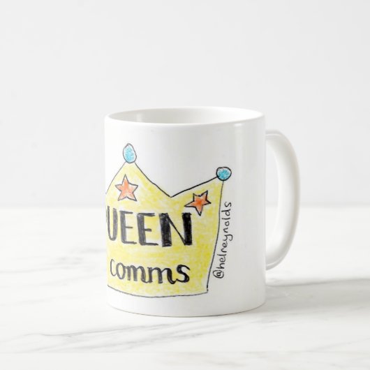 Reine de tasse de comms (Devant droit)