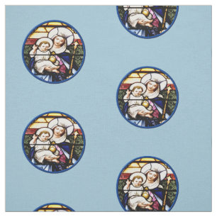 Reine de tissu de ciel et de Jésus de bébé