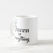 Reine de tout Crown Coffee Mug (Devant gauche)