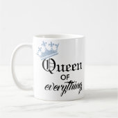 Reine de tout Crown Coffee Mug (Gauche)
