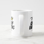 Reine de Tout mug extra large cadeau géant (Dos)