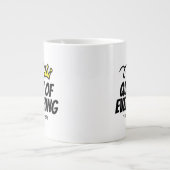 Reine de Tout mug extra large cadeau géant (Devant)