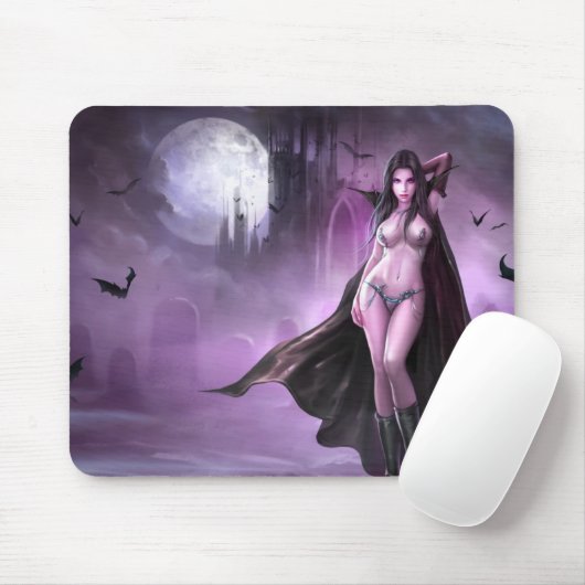 Reine de vampire d'Azmodeus, tapis de souris (Avec souris)
