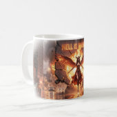 Reine Démon de Feu Mug Hell Attend (Devant gauche)