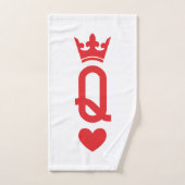 Reine des cartes (Serviette à main)