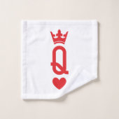 Reine des cartes (Gant de toilette)