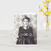 Reine des Coeurs - Carte pour notes (Fleur jaune)